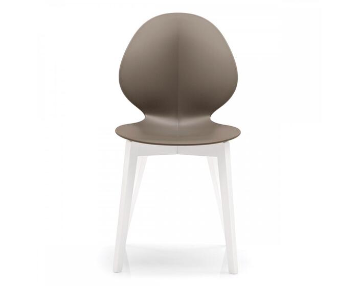 Basil Chair with wooden base | Calligaris Virginia Store