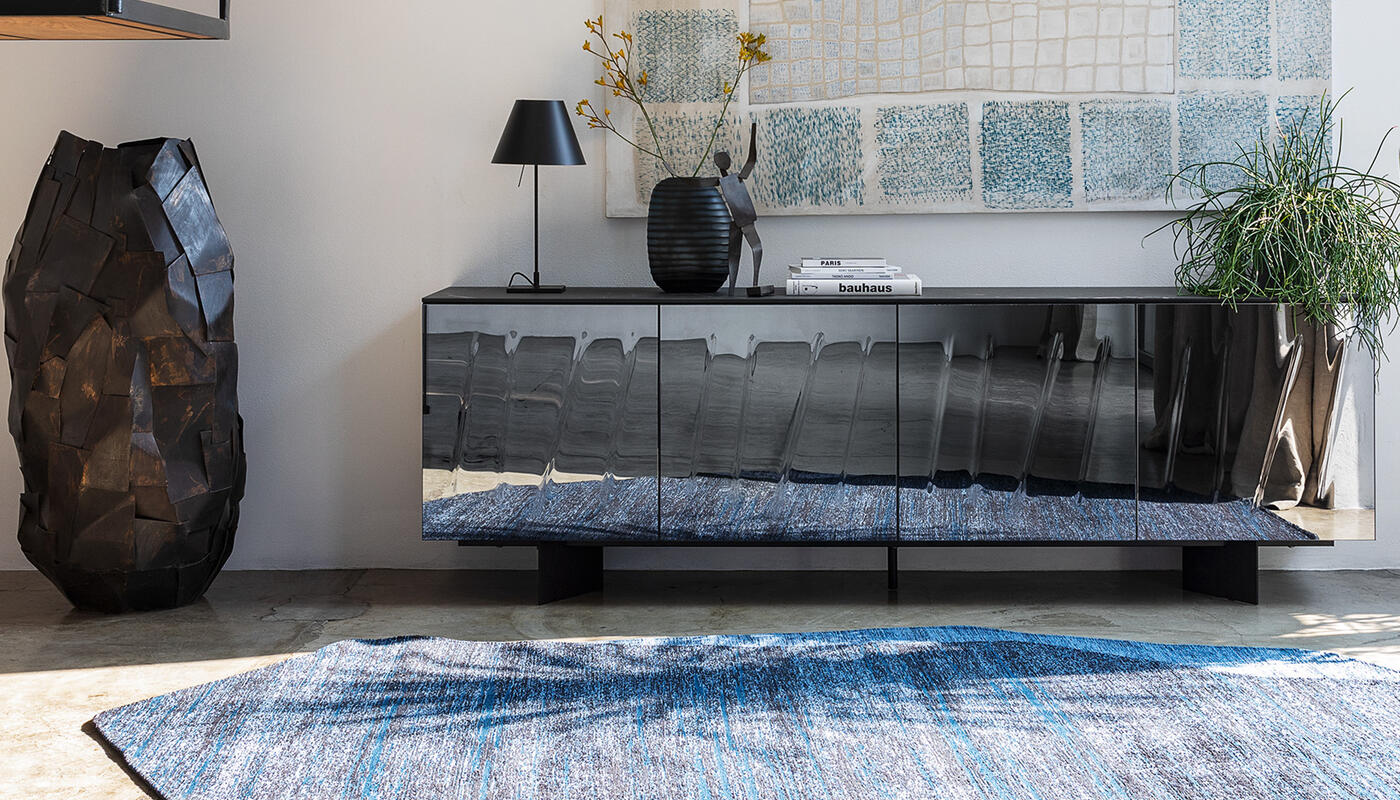 Ritratti Sideboard with textured front | Calligaris Virginia Store